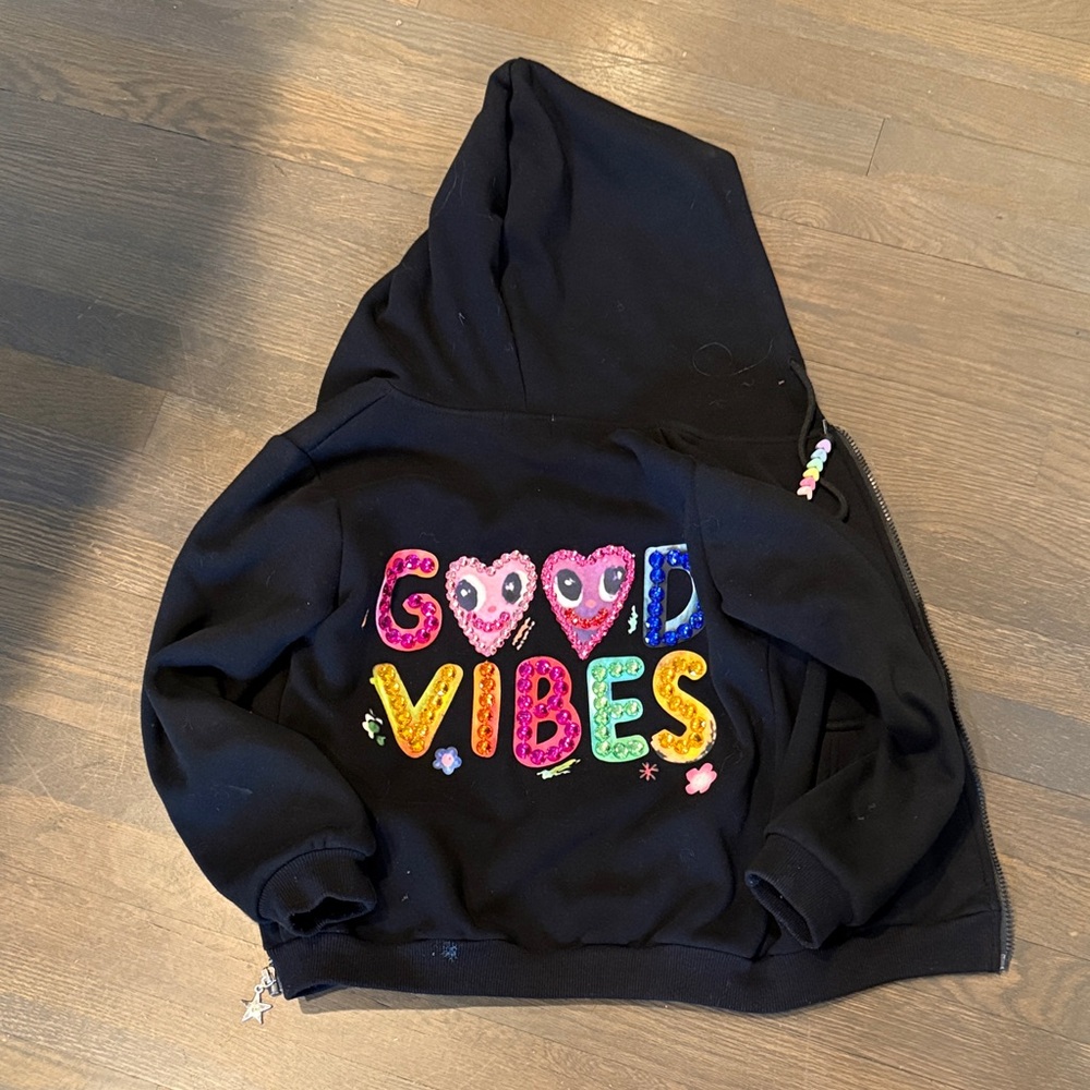 Lola & the Boys Good Vibes Zip up